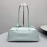 Balenciaga Carrie Bowling Bag Medium Light Green 34x12x12cm - 4