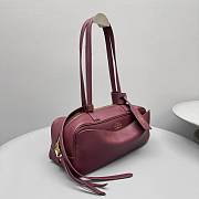 Balenciaga Carrie Bowling Bag Medium Red 34x12x12cm - 5