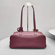 Balenciaga Carrie Bowling Bag Medium Red 34x12x12cm - 4