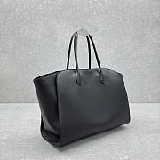 The Row Marlo 17 Bag Black Leather 43x9x37cm - 6