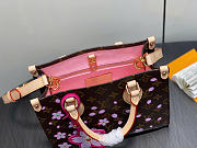 Louis Vuitton LV x TM OnTheGo PM Sakura Brown 25x19x11.5cm - 6