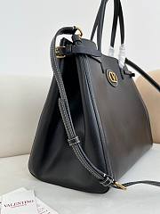 Valentino Garavani Antibes Medium Shopping Bag Black 35x29x18cm - 6
