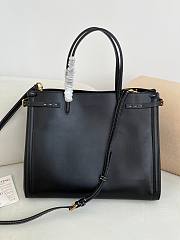 Valentino Garavani Antibes Medium Shopping Bag Black 35x29x18cm - 3