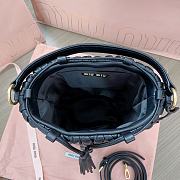 Miu Miu Medium Bucket Bag Black 20x18x14cm - 2