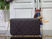Louis Vuitton LV Félicie Pochette Chocolate Brown 21x12x3cm - 2