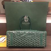 Goyard Goyardine Green Sac Hardy PM Bag 41x30x18cm - 4