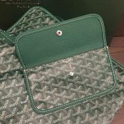 Goyard Goyardine Green Sac Hardy PM Bag 41x30x18cm - 3