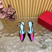Valentino Foliefoliage Suede Slingback Pump 90mm - 3