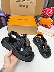 Louis Vuitton LV Black Sandal - 2
