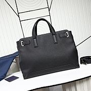 Dior Medium Normandie Tote Bag Black Icons Calfskin 42x27.5x17cm - 4