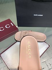 Gucci Pink Slides - 5