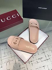 Gucci Pink Slides - 4