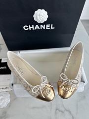 Chanel Ballet Flats Multiple Beige Tweed - 4