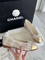 Chanel Ballet Flats Multiple Beige Tweed - 3