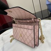 Gucci GG Emblem Wallet On Chain Pink 20x13x4cm - 2