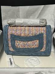 Chanel Mini Flap Bag Denim Tweed 20cm - 2