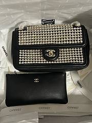 Chanel Evening 25P Flap Bag Black Gold 25cm - 6