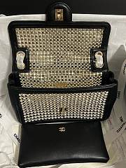 Chanel Evening 25P Flap Bag Black Gold 25cm - 2