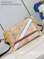 Louis Vuitton LV Side Trunk MM Beige 23.5x16x8.5cm - 3