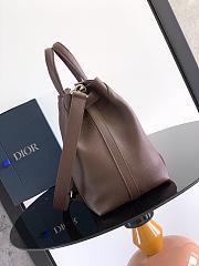 Dior Medium Normandie Tote Bag Brown Icons Calfskin 42x27.5x17cm - 4