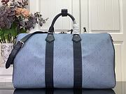 Louis Vuitton LV Keepall Blue Bandoulière 50 50x29x23cm - 4