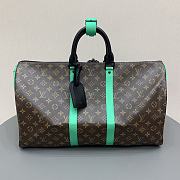 Louis Vuitton LV Keepall 50 Monogram Minty Green 50x29x23cm - 2