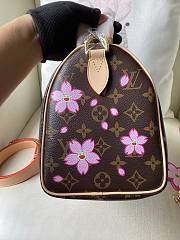 Louis Vuitton LV x TM Speedy 25 Sakura Brown 25x19x15cm - 2
