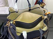 Louis Vuitton LV Bella Tote Mahina Bag Navy Blue 32x23x13cm - 3