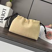 Loewe Flamenco Purse Bag Beige Suede 30x20x10.5cm - 3