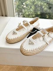 Prada White Flat - 4