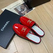 Chanel Red Patent Flat - 2