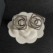 Chanel Silver Earrings  - 1