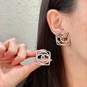 Chanel Silver Earrings  - 4