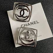 Chanel Silver Earrings  - 3