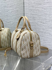 Dior Groove 25 Bag Natural Oblique Jacquard 25x19x16cm - 4