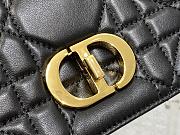 Dior Caro Small Soft Bag Black Lambskin 20x13x7cm - 3