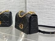 Dior Caro Small Soft Bag Black Lambskin 20x13x7cm - 2