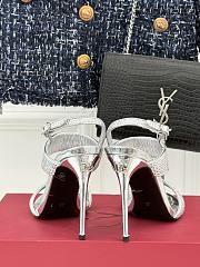 Dolce & Gabbana DG Satin Sandals Fusible Rhinestones 10cm - 5