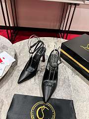 Christian Louboutin Condora Strap 100m Black Leather - 2