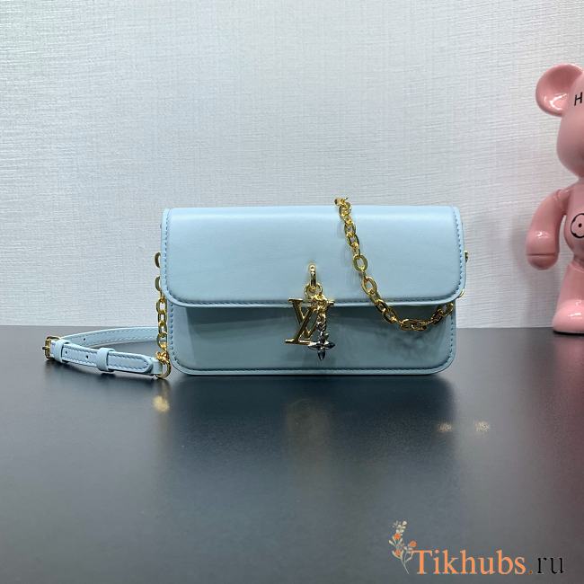 Louis Vuitton LV Wallet On Chain Bloom Blue 20x11.5x4cm - 1