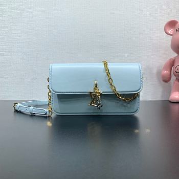 Louis Vuitton LV Wallet On Chain Bloom Blue 20x11.5x4cm