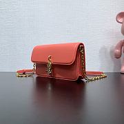 Louis Vuitton LV Wallet On Chain Bloom Sweet Coral 20x11.5x4cm - 4