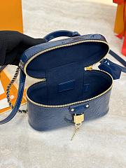 Louis Vuitton LV Vanity Chain Pouch Blue Patent 19x11.5x6.5cm - 2