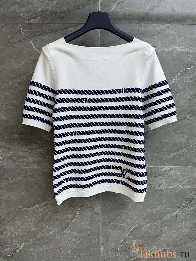 Louis Vuitton LV Rope Stripes Knit Top  - 1