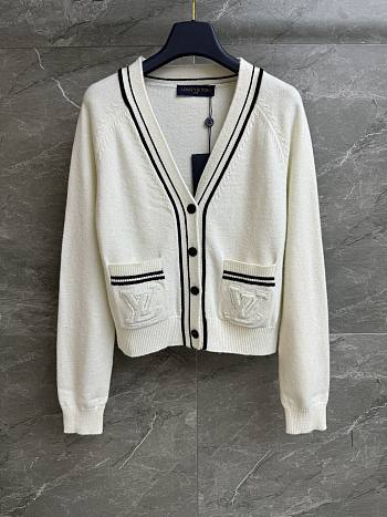 Louis Vuitton LV Stripe Accent Cardigan