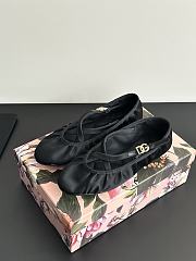 Dolce & Gabbana Logo-buckle Ballet Flats Black - 4