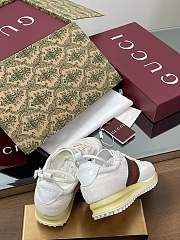 Gucci Women's Re-Motion Trainer White Suede Sneaker - 3