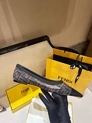 Fendi Mesh Colibri Ballets Flat - 3