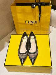 Fendi Mesh Colibri Ballets Flat - 2