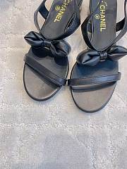 Chanel Sandals Black Lambskin 5.5cm - 5
